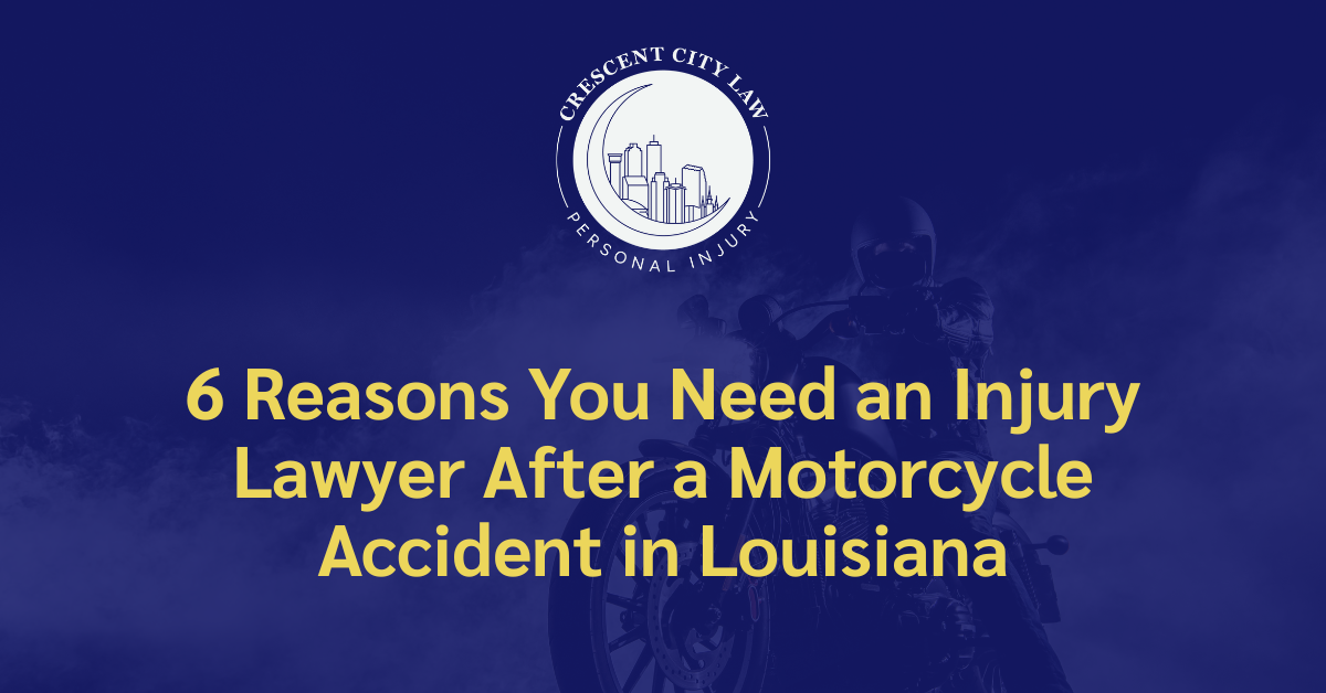 Motorcycle Accident in Louisiana - Crescent City Law Personal Injury